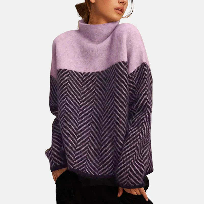 Norah | Jersey de cuello alto de algodón