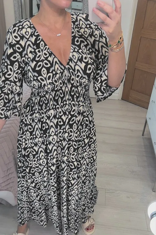 Vestido Largo estilo lino Chiara