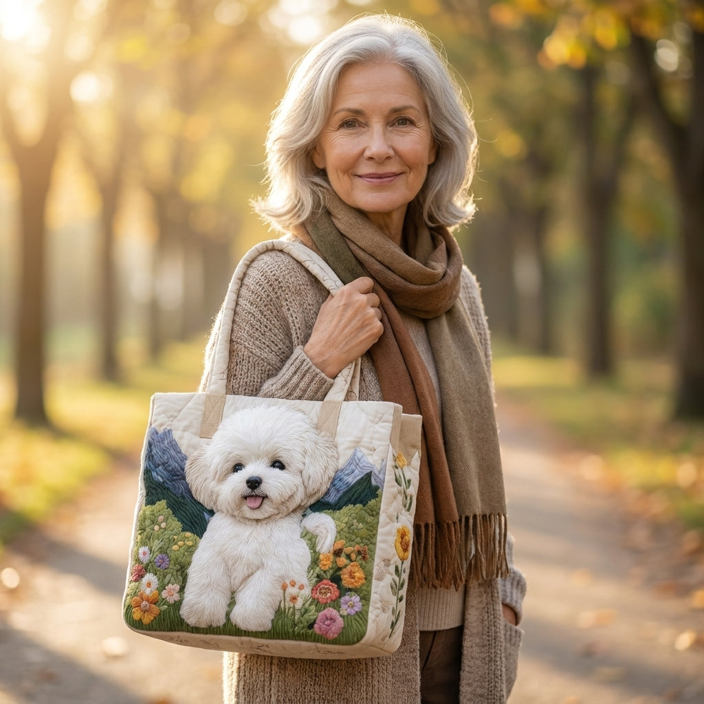 Bolso Artesanal Acolchado - Perro Encantado