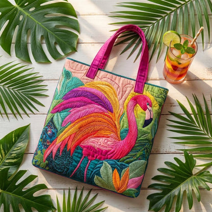 Bolso Acolchado - Flamenco Arcoíris