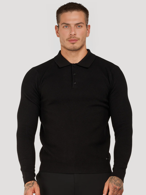 Polo manga larga