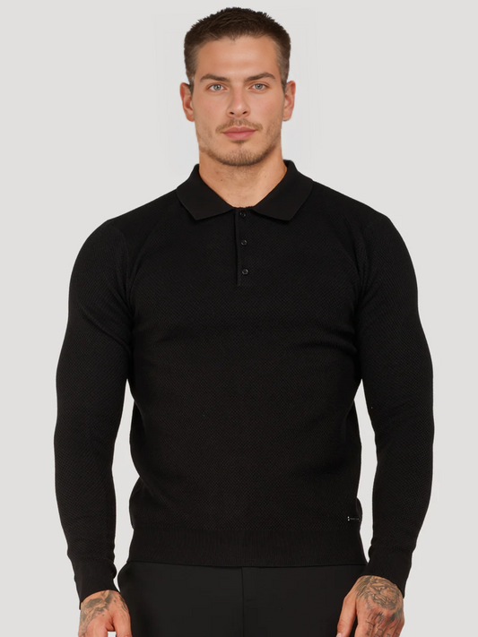 Polo manga larga