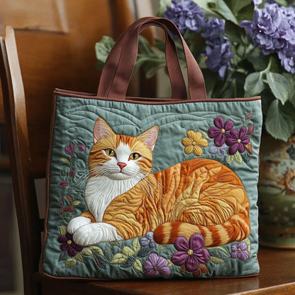 Bolso Artesanal - Gato Naranjo