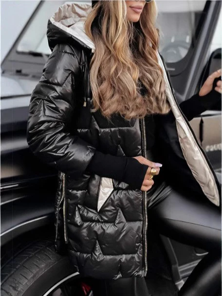 Chaqueta puffer de algodon