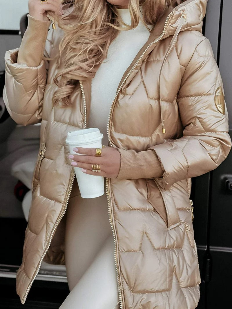Chaqueta puffer de algodon