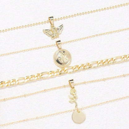 Collar Pendentif Bohème Vintage