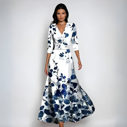 Vestido elegante cruzado