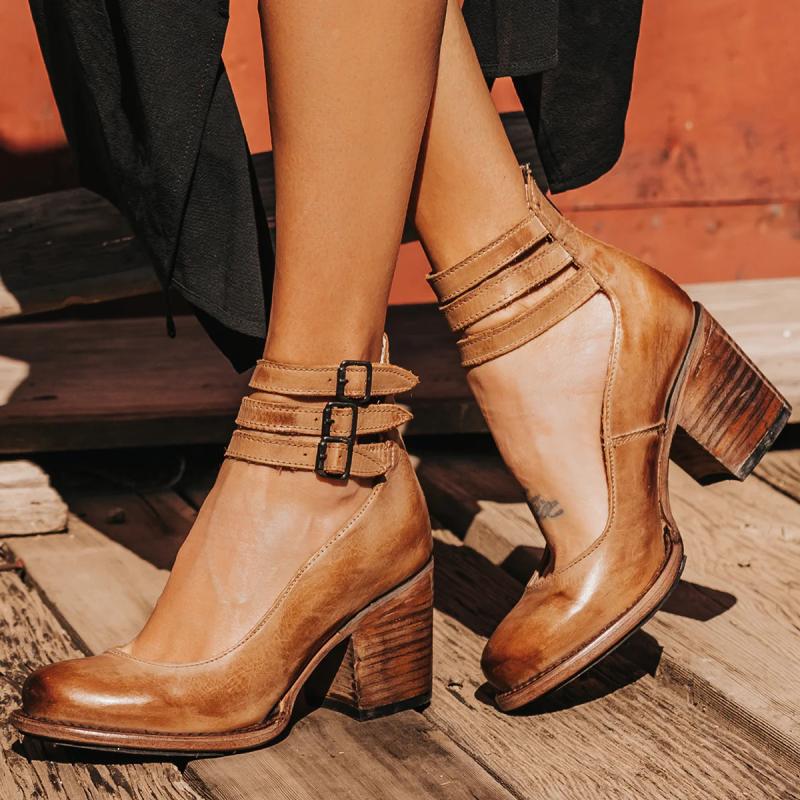 Botas Norway ecocuero con taco