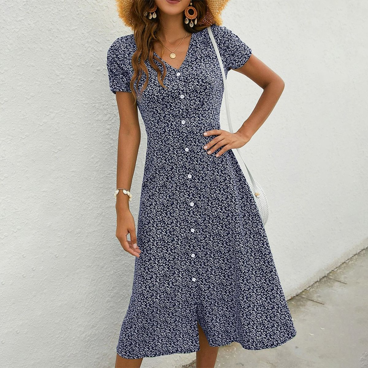 Vestido Manga Corta Mila