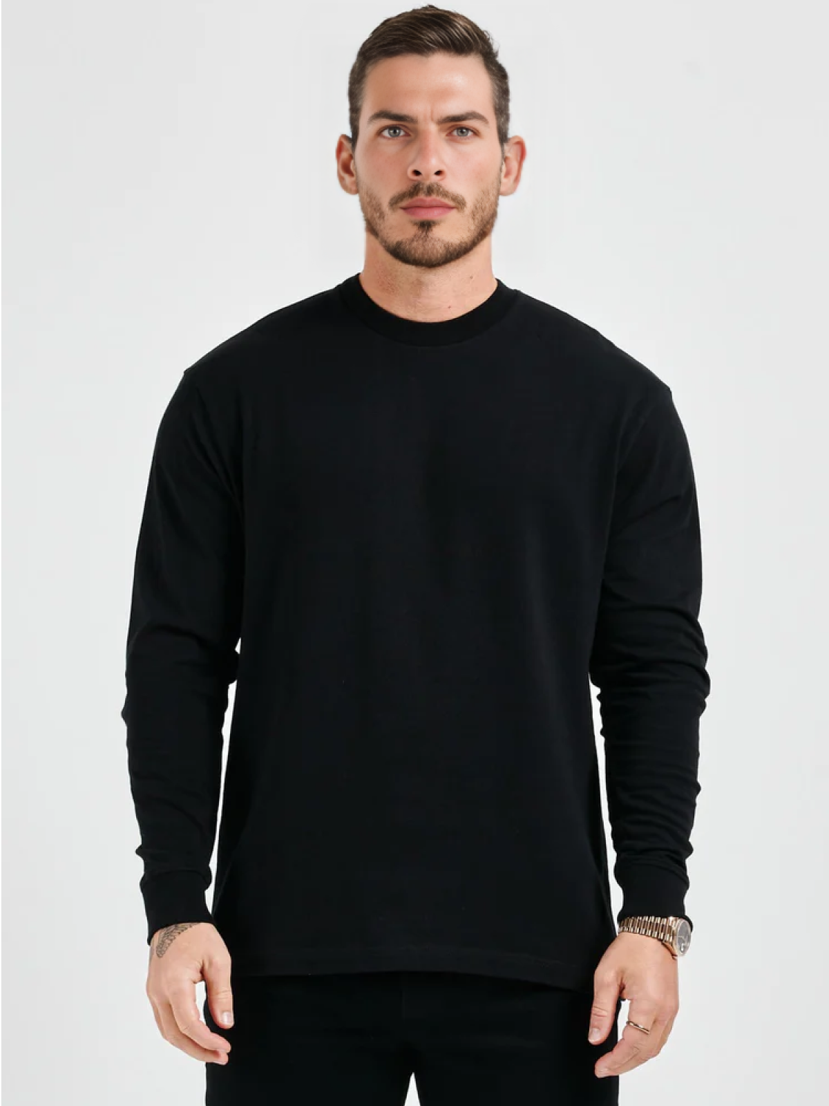 Polera básica manga larga