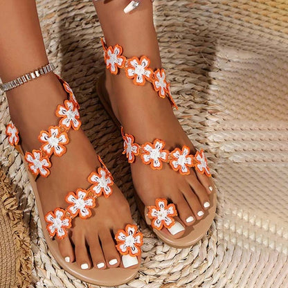 Sandalia floral