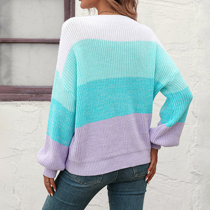 Sweater colotido tejido