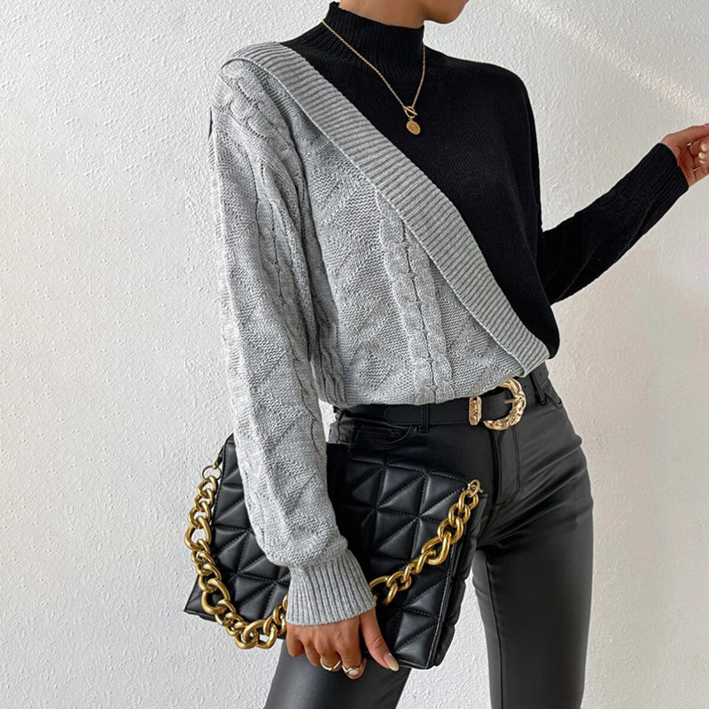 Sweater bicolor