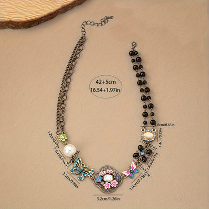 Collar Papillon Étnico Vintage