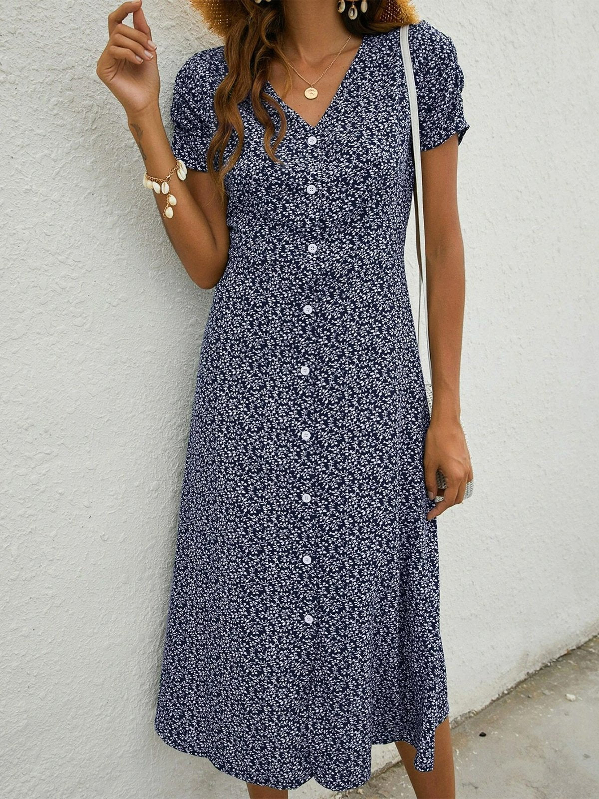 Vestido Manga Corta Mila