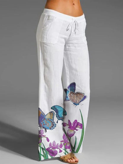 Pantalon casual con bolsillo