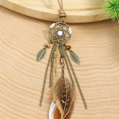 Collar Péndulo Bohemio Vintage