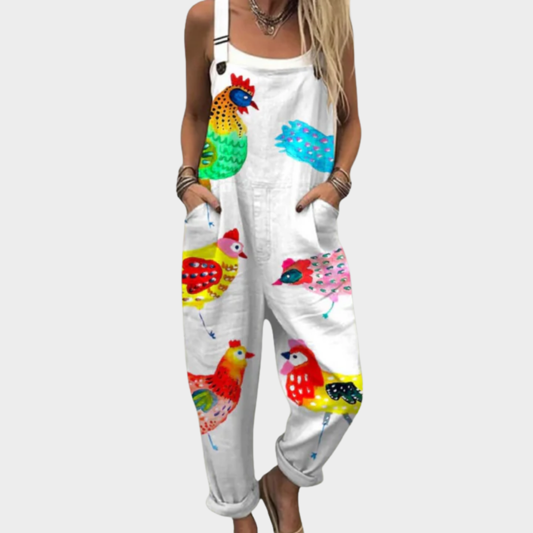 Overol Estampado Multicolor
