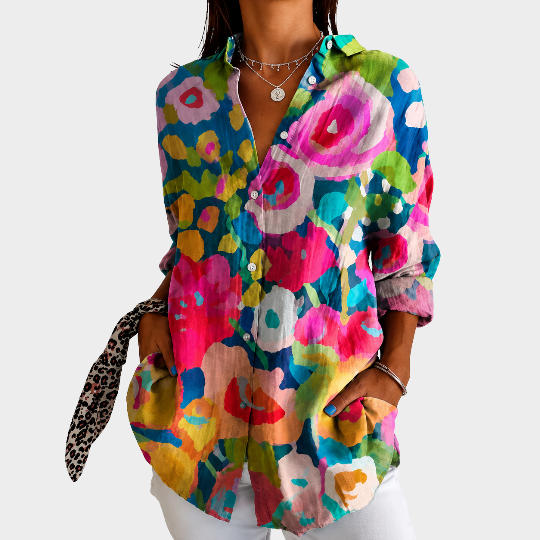 Monique | Blusa Jardín Pintado Radiante