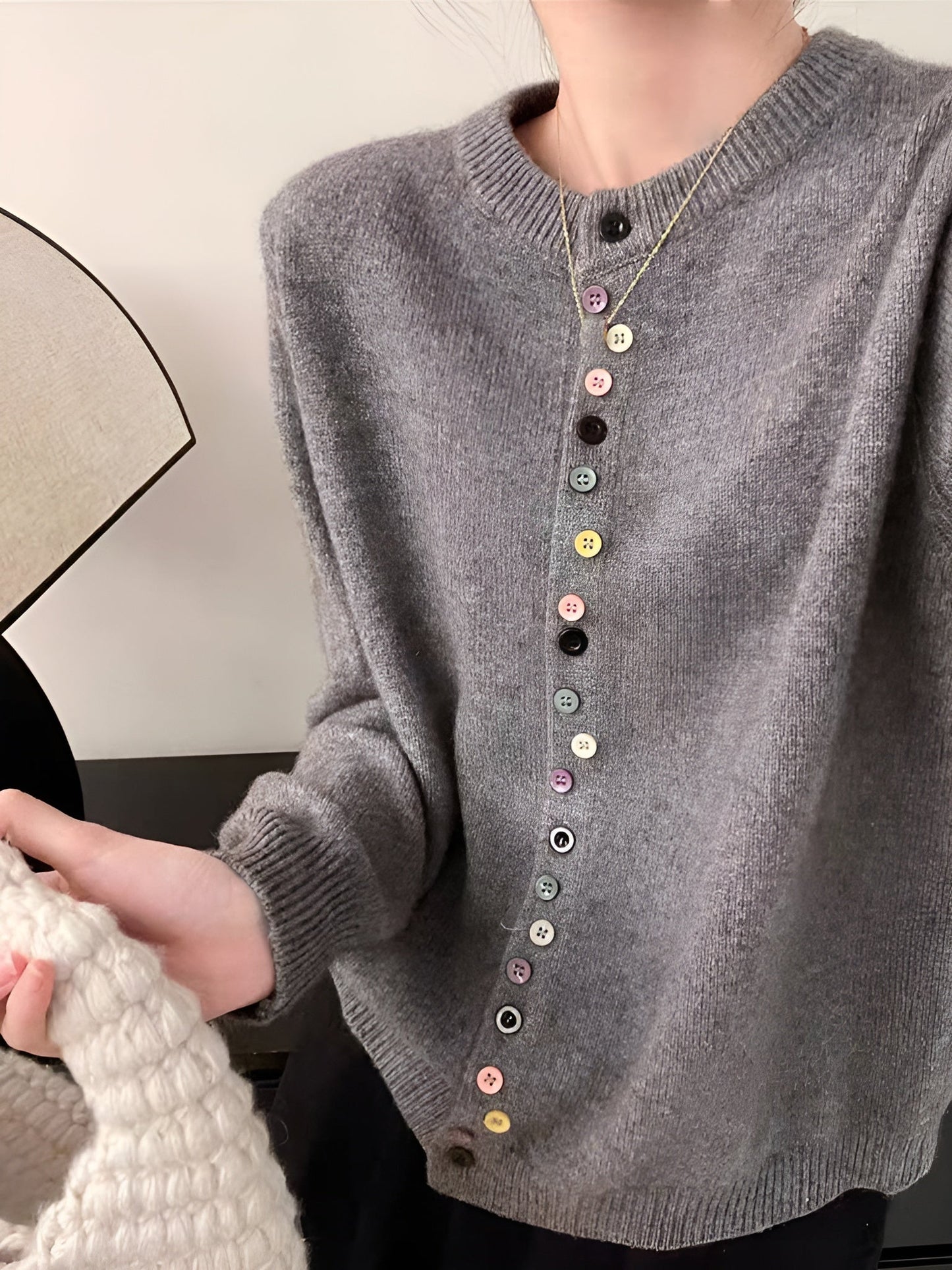 Cardigan Adela de lana