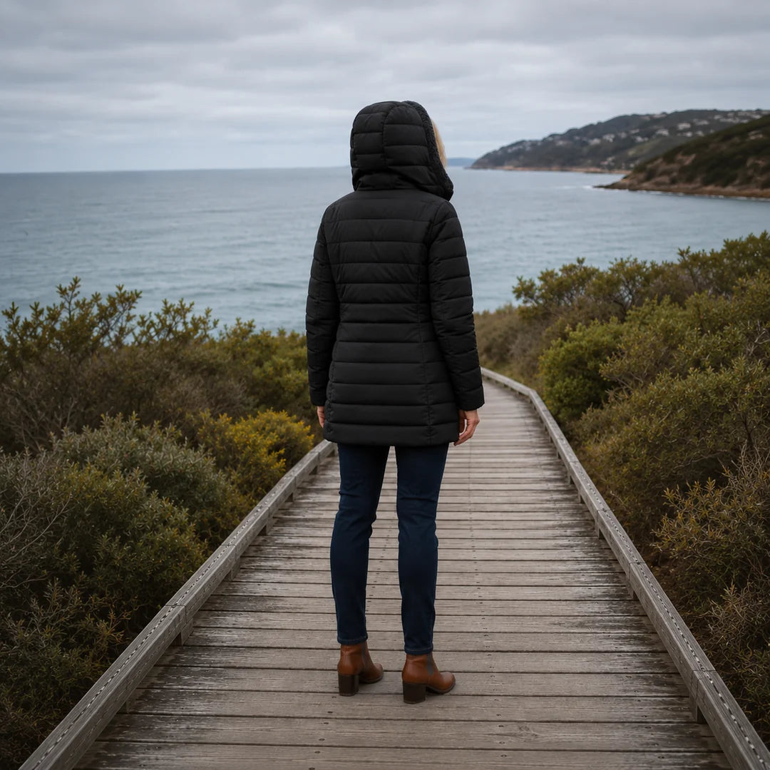 Jami | Abrigo de Invierno Acolchado de Corte A
