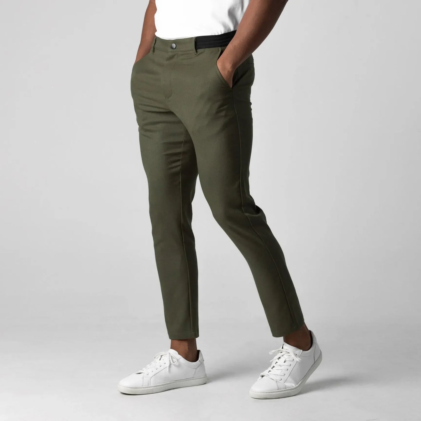 Pantalones Chinos Elástico Premium
