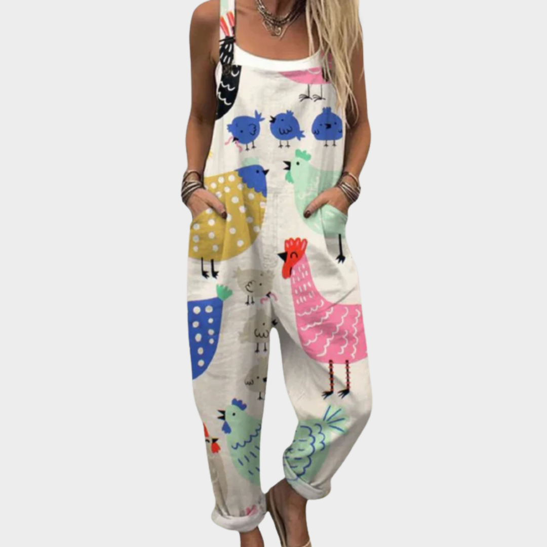 Overol Estampado Multicolor