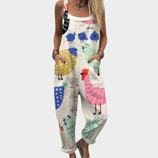 Overol Estampado Multicolor
