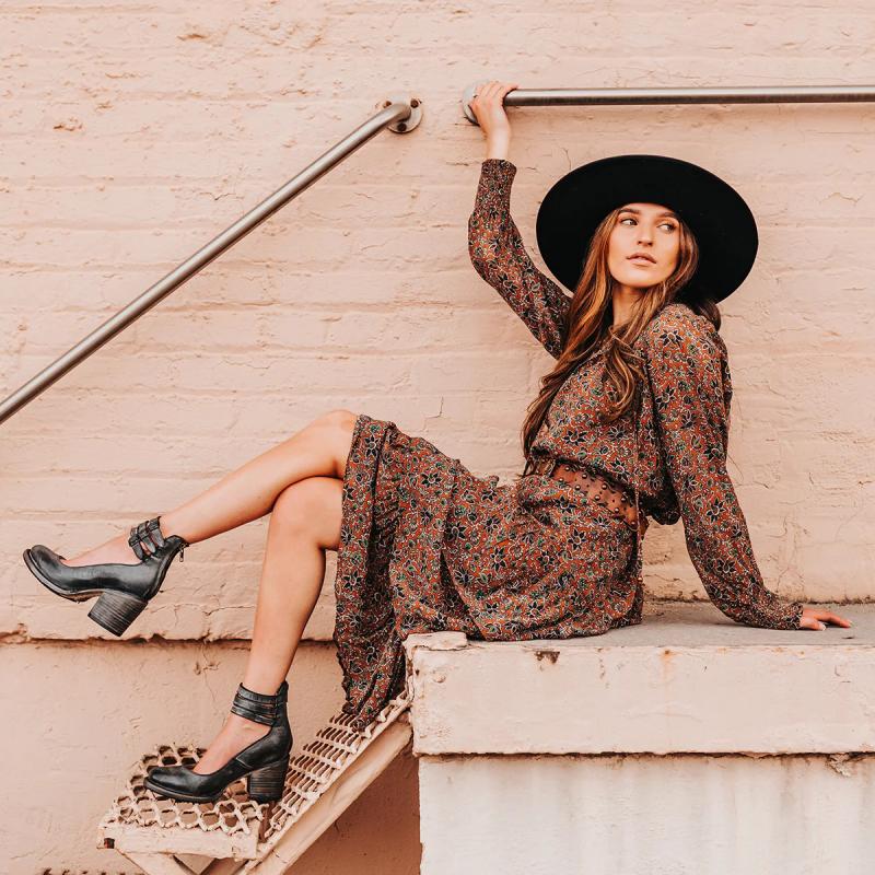 Botas Norway ecocuero con taco