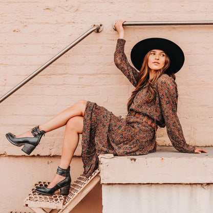 Botas Norway ecocuero con taco
