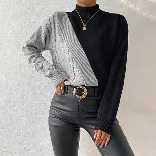Sweater bicolor