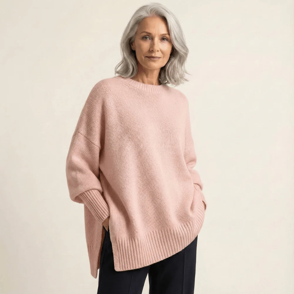 Livia I Elegante jersey con bajo asimétrico