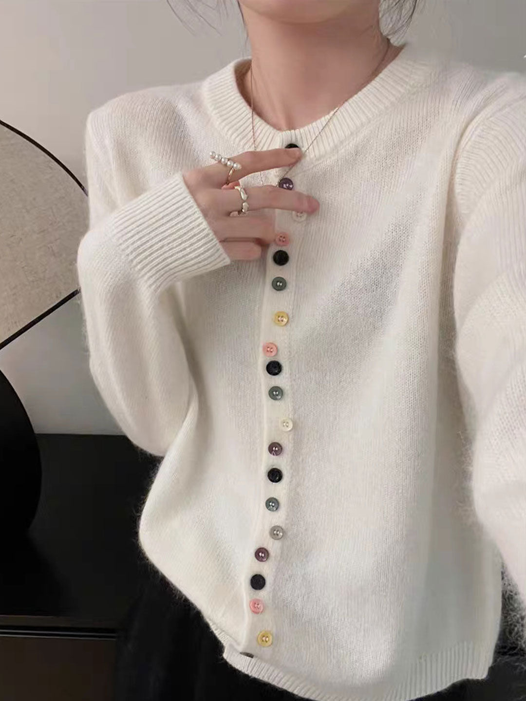 Cardigan Adela de lana