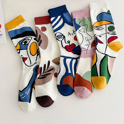 Calcetines Abstractos Informales
