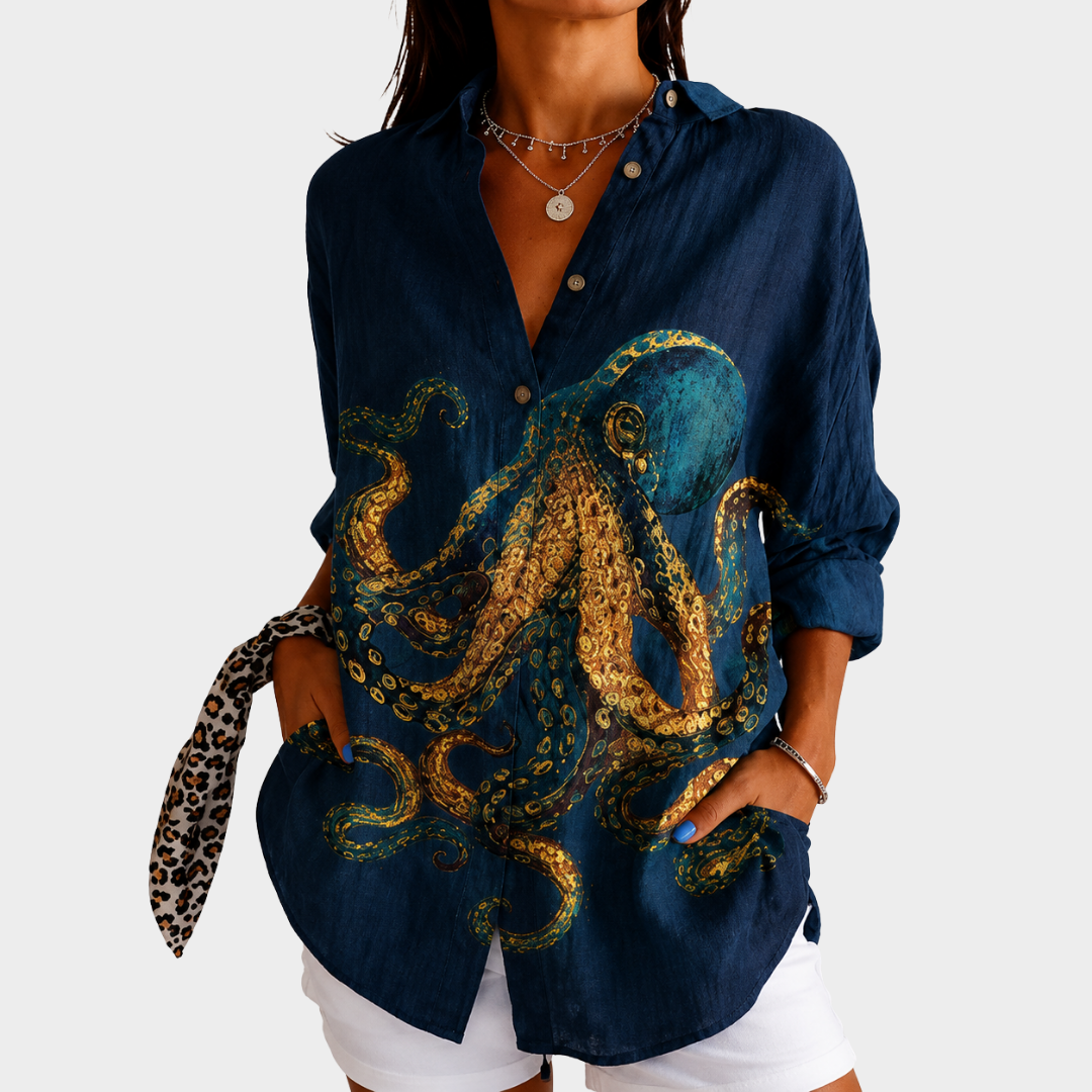 Paulette | Blusa Tesoro del Océano