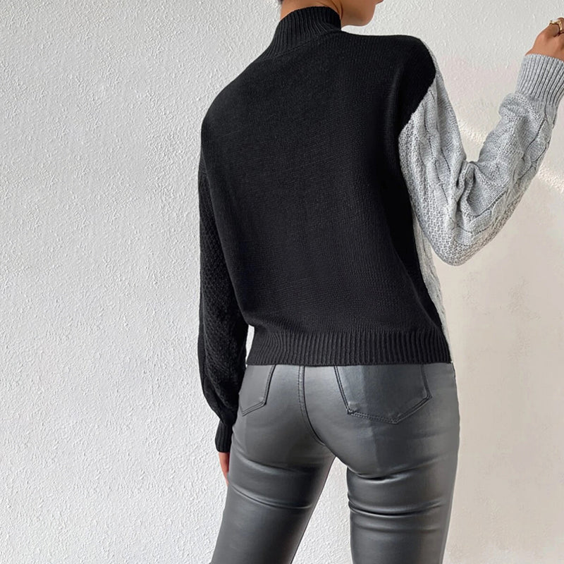 Sweater bicolor