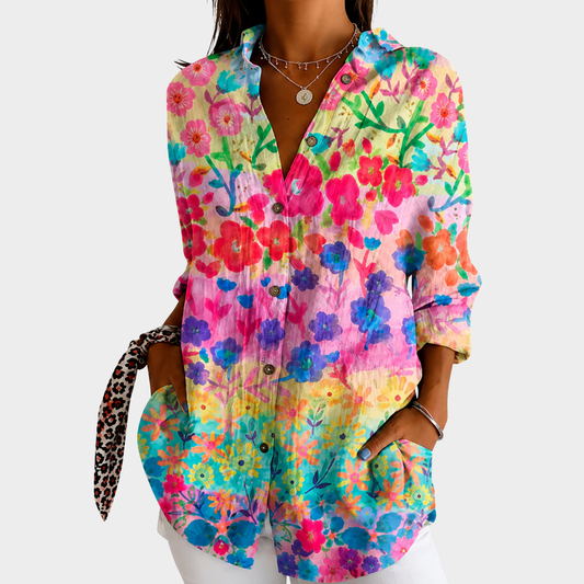 Georgette | Blusa Armonía Floral de Pradera