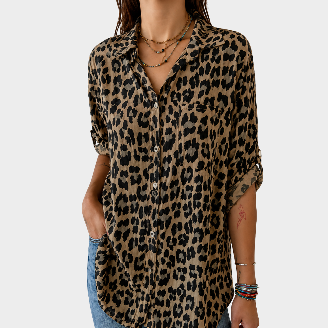 Odette | Blusa Safari Chic Relajada