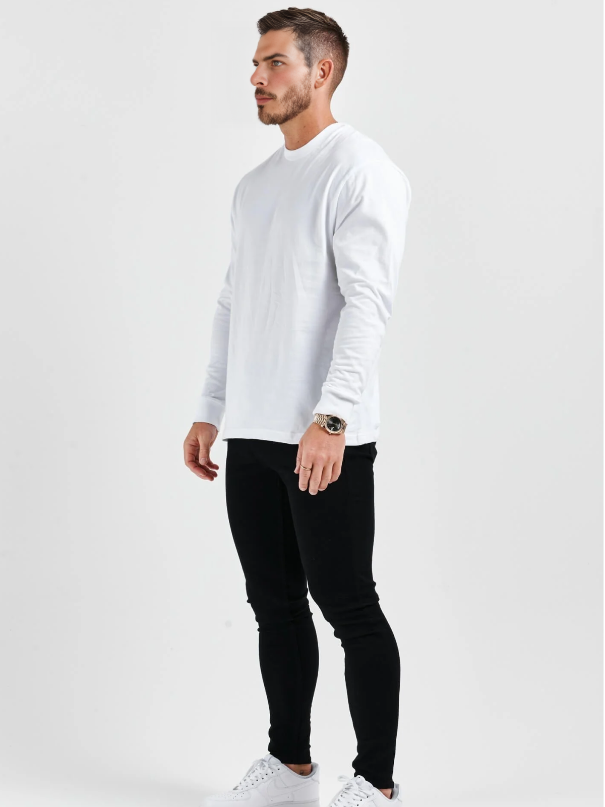 Polera básica manga larga