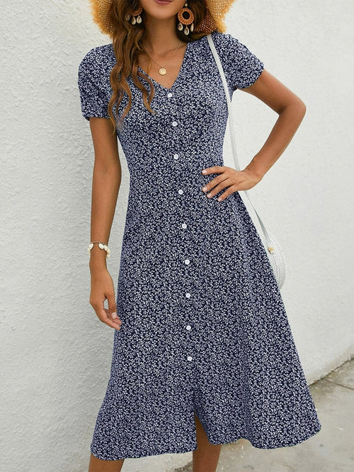 Vestido Manga Corta Mila