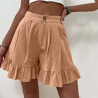 Short casual de lino