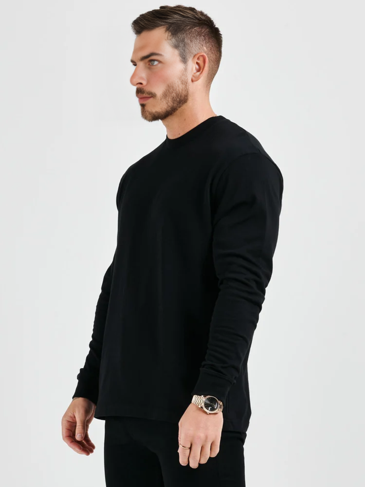 Polera básica manga larga