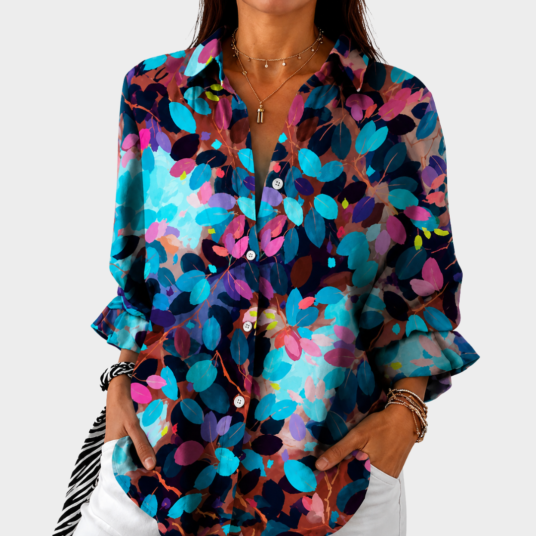 Marie | Blusa Llamativa Jardín del Crepúsculo