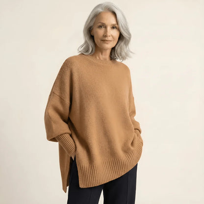 Livia I Elegante jersey con bajo asimétrico