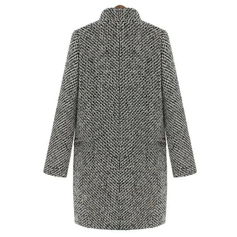 Chaqueta larga midi