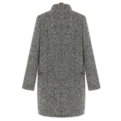 Chaqueta larga midi