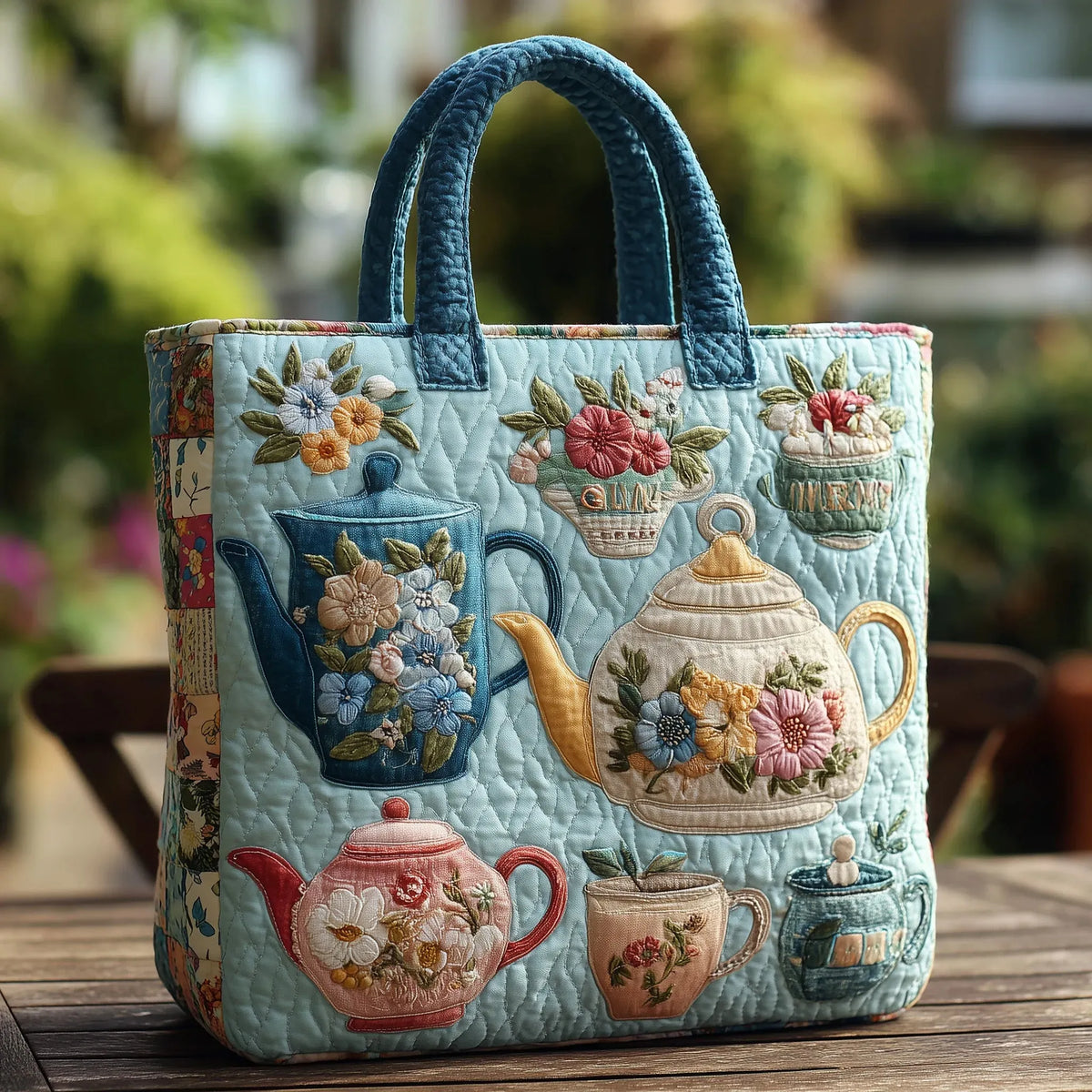 Bolso Acolchado - Estampado Floral