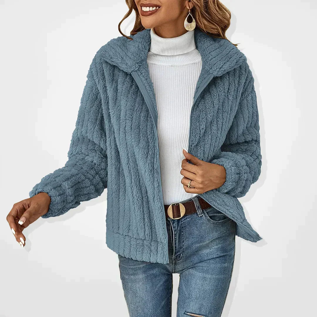 Cardigan de plush lucie