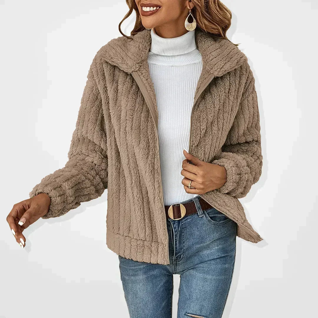 Cardigan de plush lucie