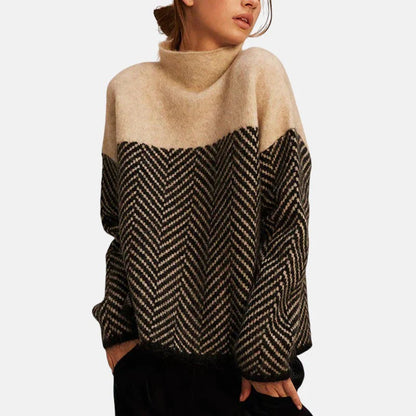 Norah | Jersey de cuello alto de algodón